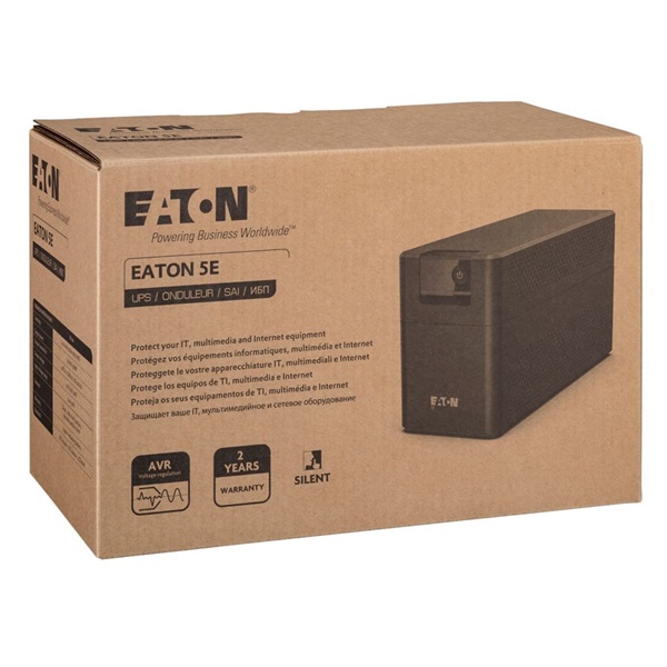 EATON UPS 5E550I, 5e Gen2,  IEC, 550 VA, 300W, Input: C14, Outputs: (4) C13, Line-interaktív szünetmentes, AVR, torony - Image 4
