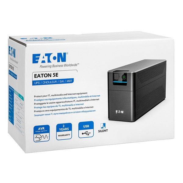 EATON UPS 5E900UI, 5e Gen2, IEC, 900VA, 480W, Input: C14, Outputs: 4x C13, Line-interaktív szünetmentes, AVR, torony - Image 4