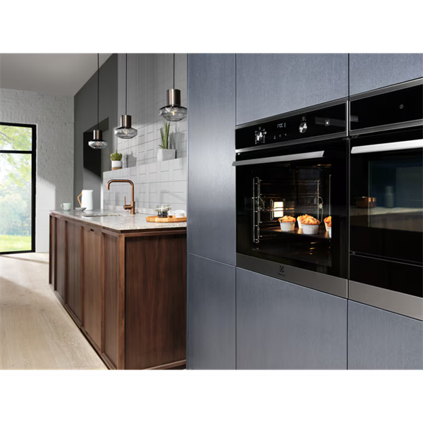 ELECTROLUX EOD6P77WZ SteamBake Beépíthető gőzsütő, 72L, pirolitikus tisztítással, LED kijelző, Fekete - Image 5