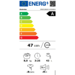 ELECTROLUX EW6F2282E Elöltöltős mosógép, 8kg, 1200 ford/perc, Fehér - Image 5