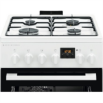 ELECTROLUX LKK560232W Kombinált tűzhely, sütő:58L, SteamBake, 50x60cm, Fehér - Image 2