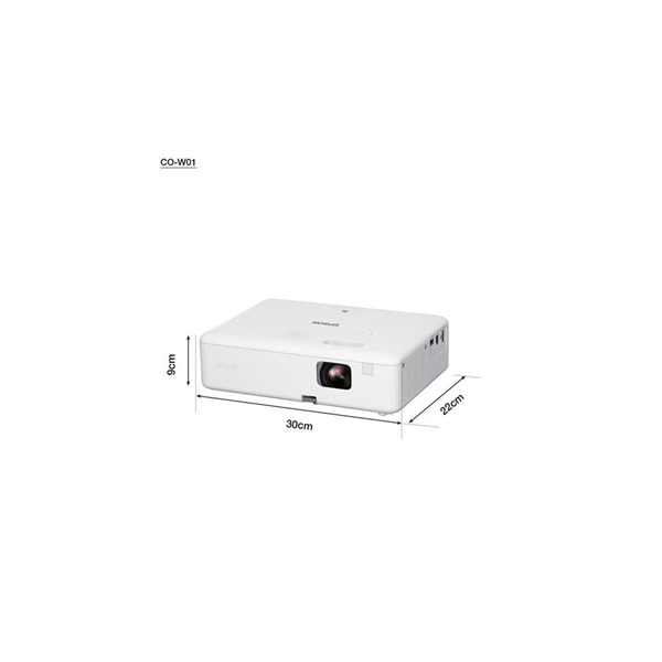 EPSON Projektor - CO-W01 (3LCD,1280x800 (WXGA), 16:10, 3000 AL, 15 000:1, HDMI/USB) - Image 2
