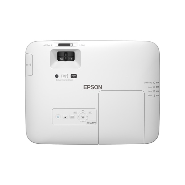 EPSON Projektor - EB-2250U (3LCD, 1920x1200 (WUXGA), 16:10, 5000 AL, 15 000:1, 2xHDMI/2xVGA/USB/RS-232/RJ-45/2xRGB) - Image 4