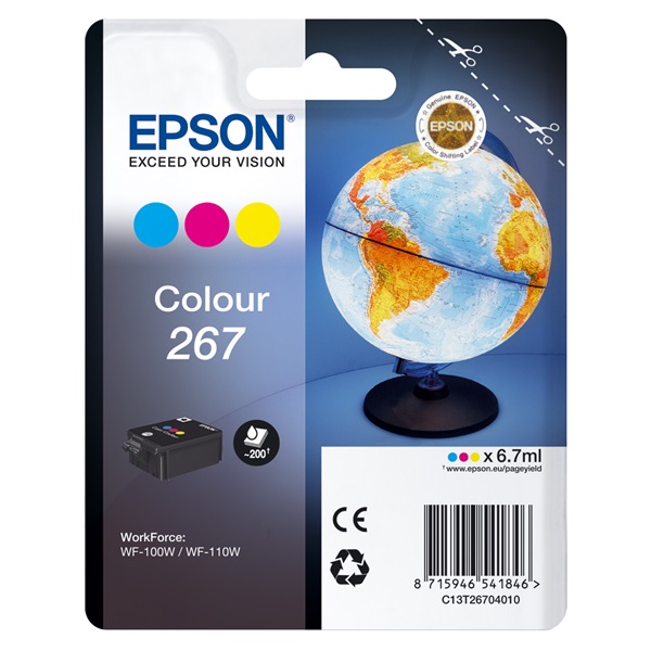 EPSON_Tintapatron_Singlepack_Colour_267_ink_cartridge-i1229523.jpg EPSON Tintapatron Singlepack Colour 267 ink cartridge - Image 1