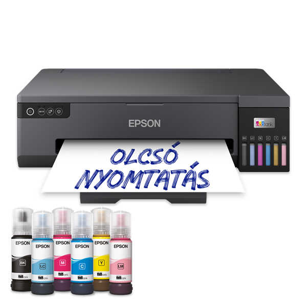 EPSON Tintasugaras fotónyomtató - EcoTank L18050 (A3+, színes, 5760x1440 DPI, 22 lap/perc, USB/WIFI) - Image 1