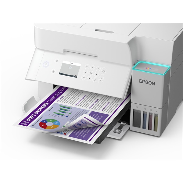 EPSON Tintasugaras nyomtató - EcoTank L6376 (A4, MFP, színes,4800x1200 DPI, 35 lap/perc, Full duplex, ADF, USB/LAN/Wifi) - Image 3