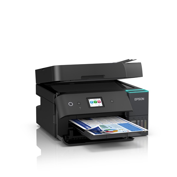 EPSON Tintasugaras nyomtató - EcoTank L6390 (A4, MFP, színes,4800x1200 DPI,35 lap/perc, Full duplex, ADF, USB/LAN/Wifi) - Image 2
