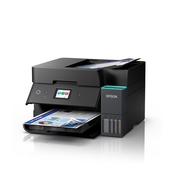 EPSON Tintasugaras nyomtató - EcoTank L6390 (A4, MFP, színes,4800x1200 DPI,35 lap/perc, Full duplex, ADF, USB/LAN/Wifi) - Image 3