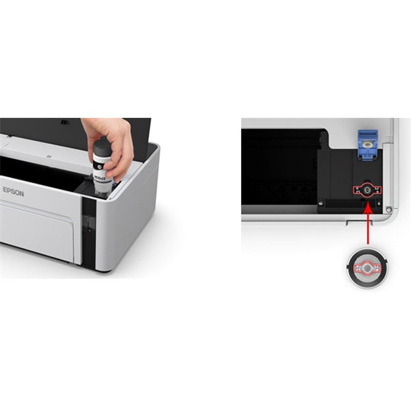 EPSON Tintasugaras nyomtató - EcoTank M1100 (A4, 1440x720 DPI, 32 lap/perc, USB) - Image 3