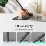 ESR Stylus Pen aktív toll rajzoláshoz, jegyzethez, 2018 után kiadott Apple iPad Air, iPad Mini (A17), iPad Pro, fekete - Image 4