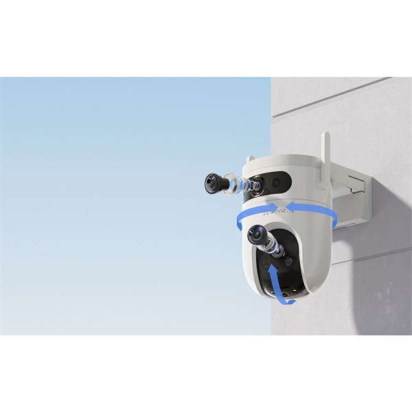 EZVIZ CS-H9C 3MP+3MP DUAL kültéri kamera, 360° panoráma látás, automatikus zoom követés, Wi-fi, vízálló - Image 4