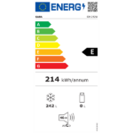 GABA GH-242W Egyajtós fagyasztószekrény, űrtartalom: 242L, Fehér - Image 3