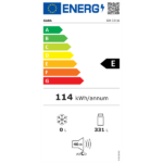 GABA GH-331W Egyajtós hűtőszekrény, 331L, Fehér - Image 3
