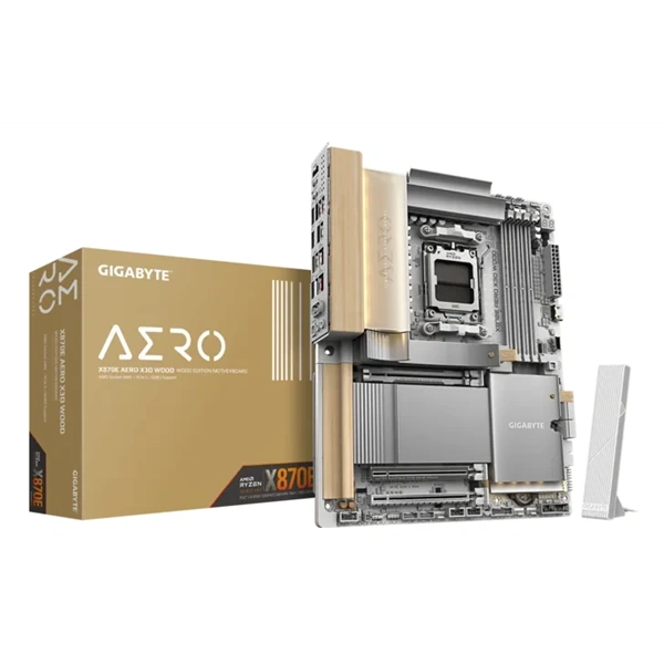 GIGABYTE_Alaplap_AM5_X870E_AERO_X3D_WOOD_AMD_X870_ATX-i2038298.webp GIGABYTE Alaplap AM5 X870E AERO X3D WOOD AMD X870, ATX - Image 1