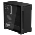 GIGABYTE Ház C102G, Tápegység nélkül, Fekete, Üvegfalú - Image 2