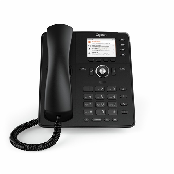 GIGASET P710 IP PRO IP asztali telefon, színes TFT kijelző, 4 funckiós LED billentyűk, HD hang, POE képes - Image 3
