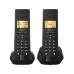 GIGASET DECT telefon, PURE 200 Duo, fekete - Image 2