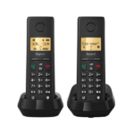 GIGASET DECT telefon, PURE 200 Duo, fekete - Image 3