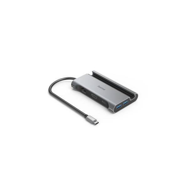 HAMA 00200143, FIC USB 3.2 GEN1 TYPE-C 7IN1, DOKKOLÓ (3X USB3.1, 2X USB-C, HDMI,LAN,PD) - Image 3