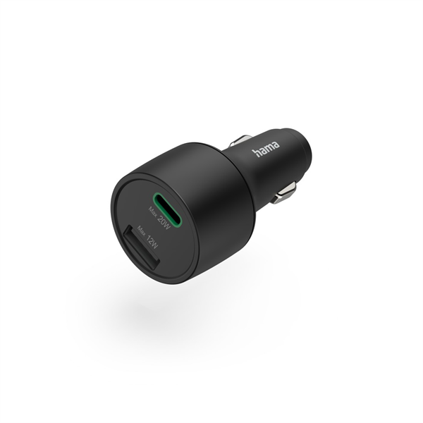 HAMA 201690, FIC E3 AUTÓS TÖLTŐ  USB A + TYPE-C, (PD,QC) 32W - Image 1