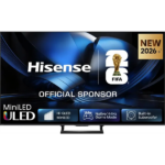 HISENSE 50U7SE 4K 144Hz Smart MiniLED TV 50"/126cm, 3840x2160, 4xHDMI/2xUSB/RJ45/Wifi