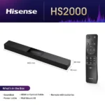 HISENSE HS2000 Hangprojektor 2.1 CH DTS:X Dolby Digital, 240W, Fekete - Image 3