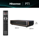 HISENSE PT1 Smart Laser Cinema Projektor, 4K Ultra HD 3840x2160, 16:9, 80"-150" 2500lm, Fekete - Image 3