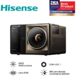 HISENSE XR10 LASER Projektor 4K Ultra HD, 3840x2160, 16:9, 65"-300" 6000lm, Bronz/Fekete