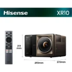 HISENSE XR10 LASER Projektor 4K Ultra HD, 3840x2160, 16:9, 65"-300" 6000lm, Bronz/Fekete - Image 2