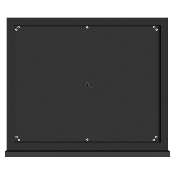 HUMANAS HM02 maxi álló sminktükör, 55x45 cm,12 LED, integrált érintő gombok 3 színhőmérséklet, szabályozható fény, black - Image 2