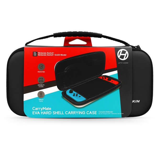 HYPERKIN_CarryMate_EVA_Nintendo_SwitchSwitch_OLEDSwitch_Lite_Erositett_utazotok_Fekete-i1453628.jpg HYPERKIN CarryMate EVA Nintendo Switch/Switch OLED/Switch Lite Erősített utazótok, Fekete - Image 1