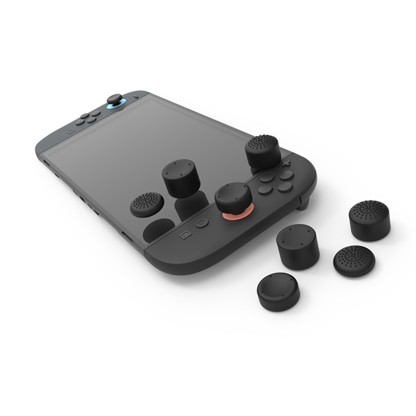HYPERKIN Pro Series Nintendo Siwtch 2 hüvelykujj csúszásgátló csomag (8-PACK), Fekete - Image 3