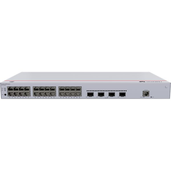 Huawei_eKit_Switch_24x1000Mbps_4x10GE_SFP_1konzol_port_S310-24T4X-i1451783.png Huawei eKit Switch 24x1000Mbps + 4x10GE (SFP+) + 1konzol port, iStack, Layer2+ managedRackes - S310-24T4X - Image 1
