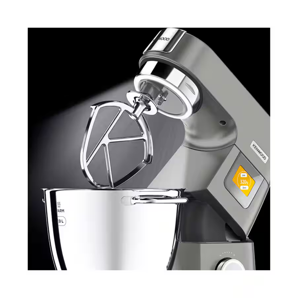 KENWOOD KWL90.004SI Chef Patissier XL Konyhai robotgép, 13 fokozat, 7L, Szürke - Image 3