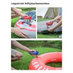 KICA FY4822 JetFan 2S KIT multifunkciós légfúvó porszívó fejjel, 117000 for. / perc, 27,5 m/s üzemidő 4,5 óra, fekete - Image 3