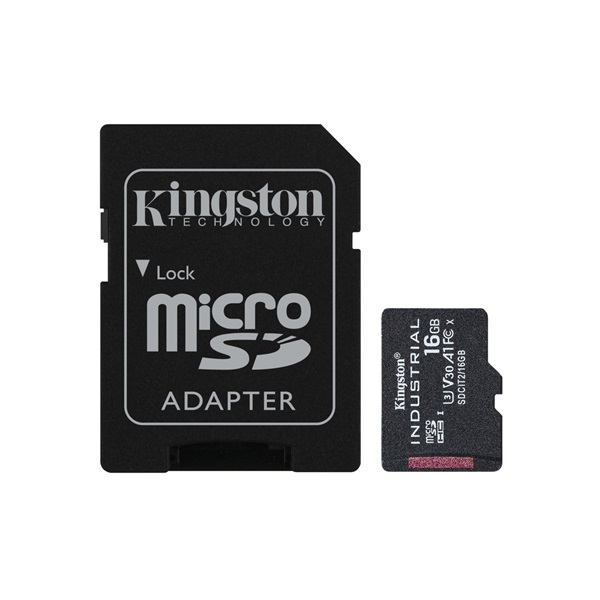 KINGSTON_Memoriakartya_MicroSDHC_16GB_Industrial_C10_A1_pSLC_Adapter-i735100.jpg KINGSTON Memóriakártya MicroSDHC 16GB Industrial C10 A1 pSLC + Adapter - Image 1