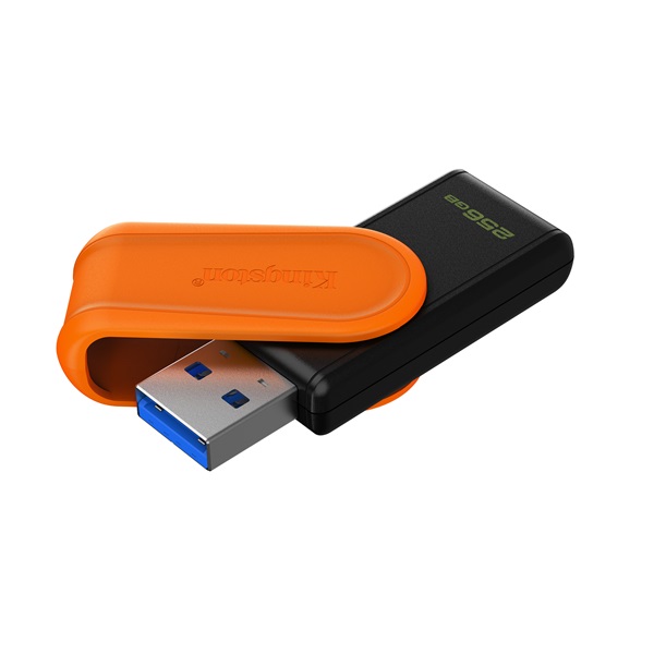 KINGSTON Pendrive 256GB DT Exodia S USB 3.2 Gen 1 (fekete-narancs) - Image 1