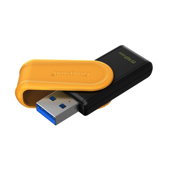 KINGSTON Pendrive 512GB DT Exodia S USB 3.2 Gen 1 (fekete-sárga) - Image 1