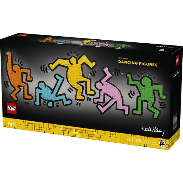 LEGO® Art Keith Haring – Táncoló figurák, dekoráció a nappaliba 31216 - Image 3