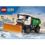 LEGO® City Hókotró teherautó játék jármű minifigurával 60490 - Image 3