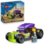 LEGO® City Hot Rod versenyautós építőjáték és minifigura 60485 - Image 4
