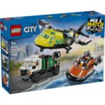 LEGO® City Repülőgép, emelőkosaras kocsi és légpárnás jármű remix 60505