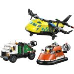 LEGO® City Repülőgép, emelőkosaras kocsi és légpárnás jármű remix 60505 - Image 5