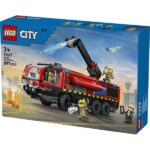 LEGO® City Repülőtéri tűzoltóautó – Játék teherautó-építőkészlet 60499 - Image 2