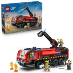 LEGO® City Repülőtéri tűzoltóautó – Játék teherautó-építőkészlet 60499 - Image 4