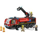 LEGO® City Repülőtéri tűzoltóautó – Játék teherautó-építőkészlet 60499 - Image 5