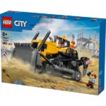 LEGO® City Sárga buldózer, építési területet megjelenítő játékkészlet 60466 - Image 2