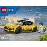 LEGO® City Sárga taxi – Modellautókészlet 2 minifigurával 60487 - Image 3