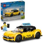 LEGO® City Sárga taxi – Modellautókészlet 2 minifigurával 60487 - Image 4