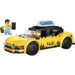 LEGO® City Sárga taxi – Modellautókészlet 2 minifigurával 60487 - Image 5